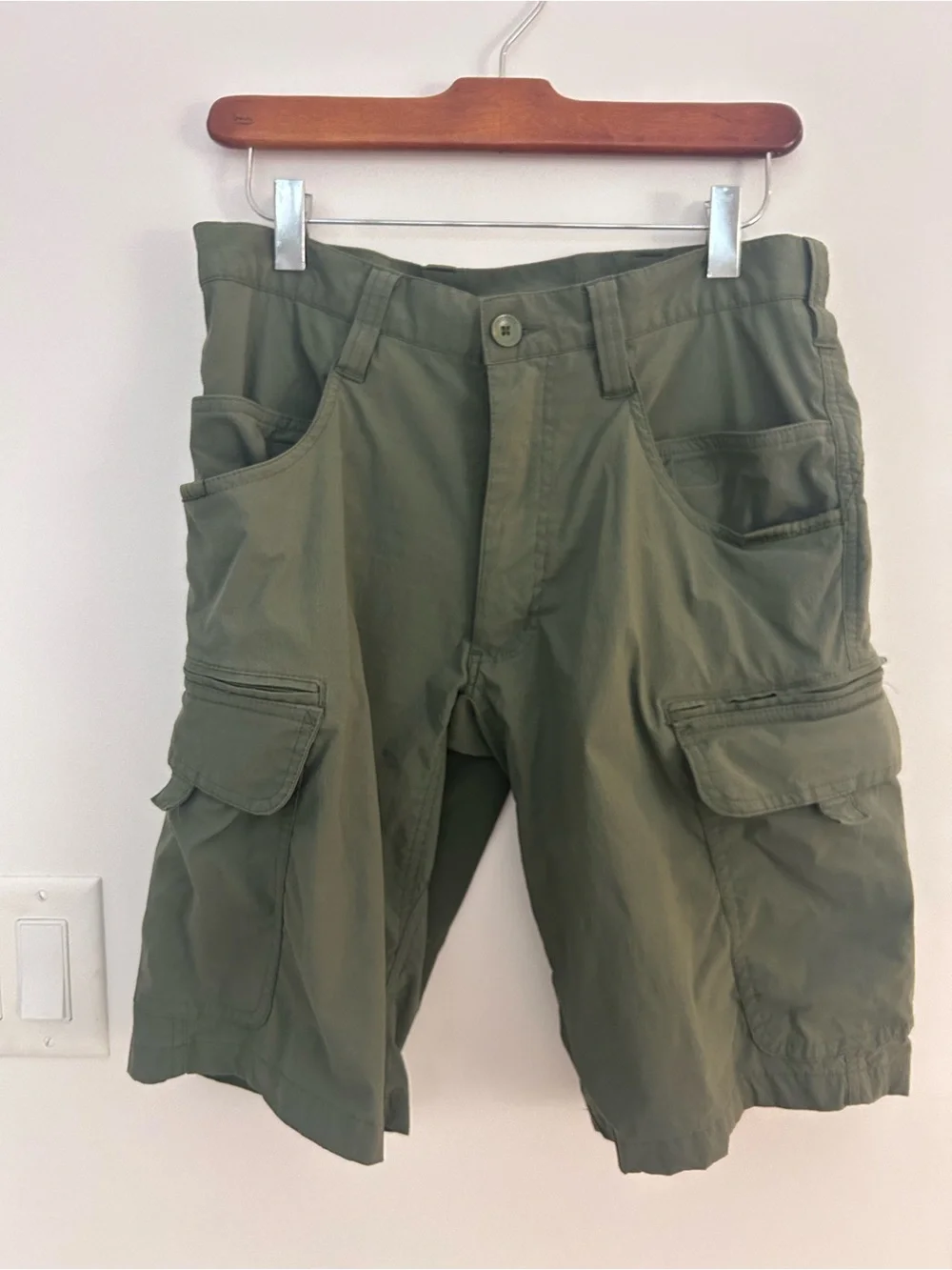 Propper Tactical Cargo Shorts Mens 30 Olive Green Military Utility Hiking